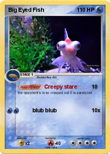 Pokemon Big Eyed Fish