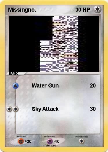 Pokemon Missingno.