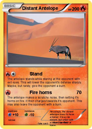 Pokemon Distant Antelope