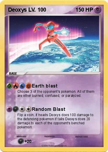 Pokemon Deoxys LV. 100 