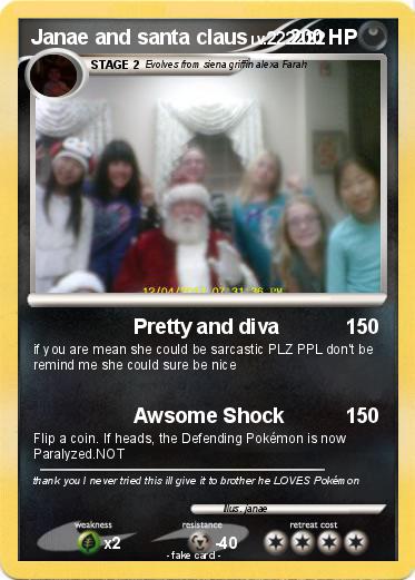 Pokemon Janae and santa claus