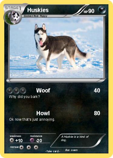 Pokemon Huskies