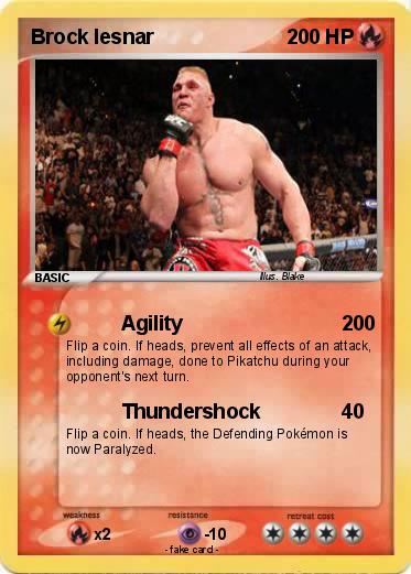 Pokemon Brock lesnar