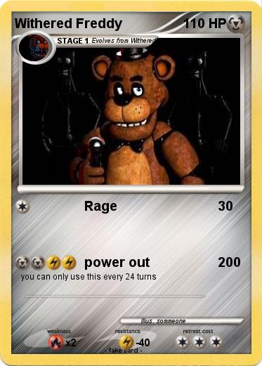 Pokemon Withered Freddy