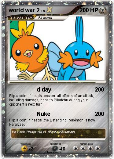 Pokemon world war 2