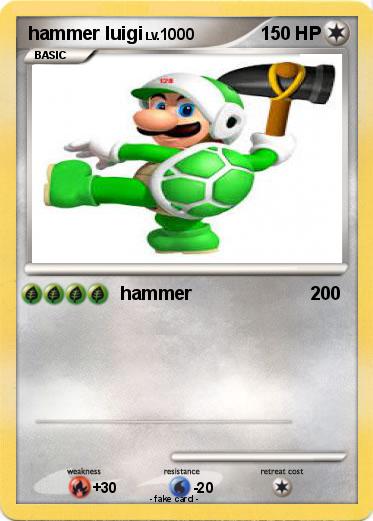 Pokemon hammer luigi