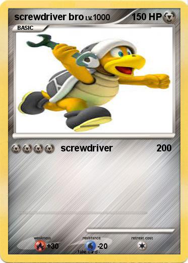 Pokemon screwdriver bro