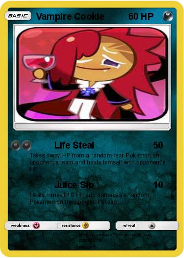 Pokemon Vampire Cookie
