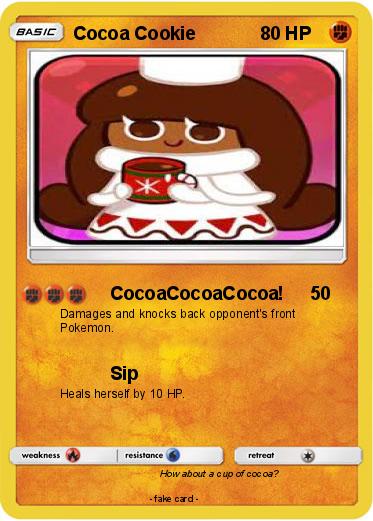 Pokemon Cocoa Cookie