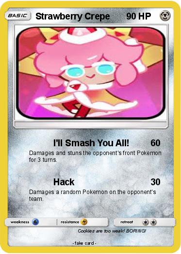 Pokemon Strawberry Crepe