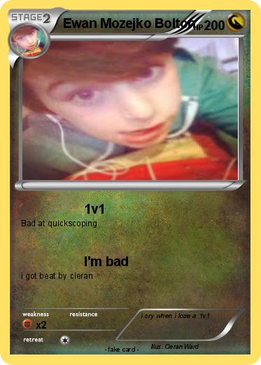 Pokemon Ewan Mozejko Bolton