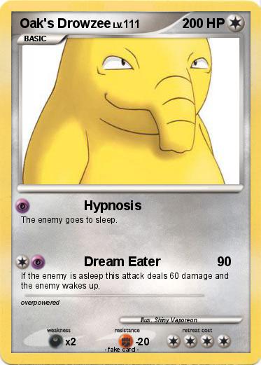 Pokemon Oak's Drowzee