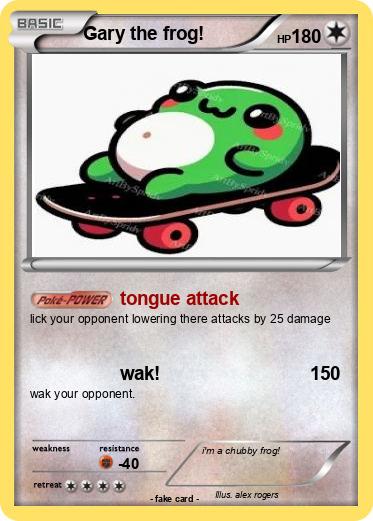 Pokemon Gary the frog!