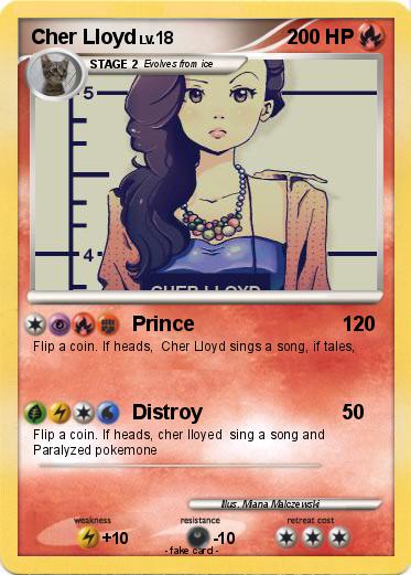 Pokemon Cher Lloyd