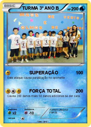 Pokemon TURMA 3º ANO B