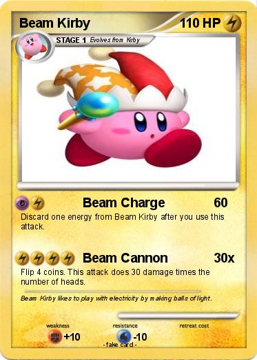 Pokemon Beam Kirby