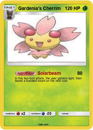 Pokemon Gardenia's Cherrim
