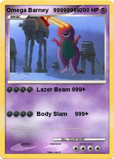 Pokemon Omega Barney   99999999