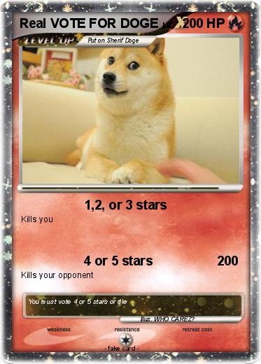 Pokemon Real VOTE FOR DOGE