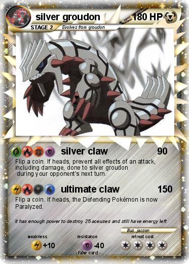 Pokemon silver groudon