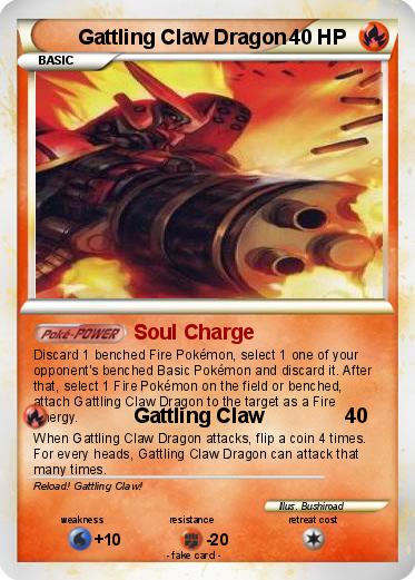 Pokemon Gattling Claw Dragon