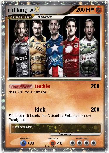 Pokemon nrl king