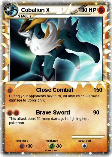 Pokemon Cobalion X