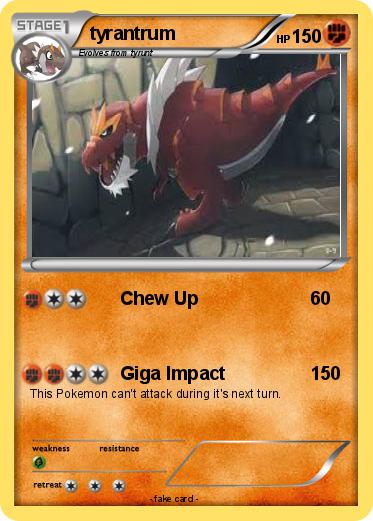 Pokemon tyrantrum