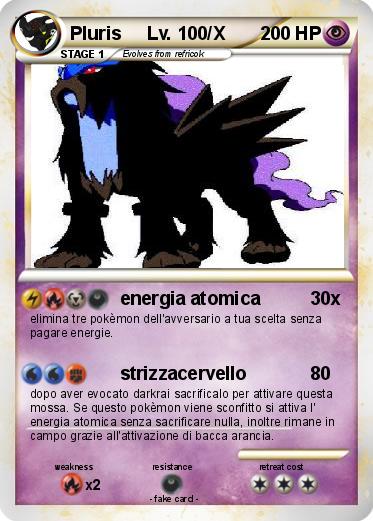 Pokemon Pluris     Lv. 100/X