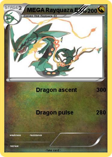 Pokemon MEGA Rayquaza EX