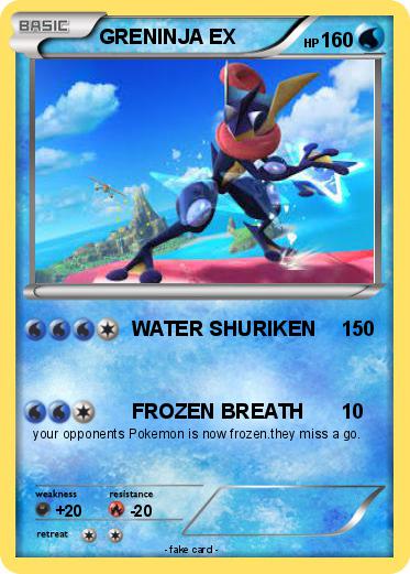 Pokemon GRENINJA EX