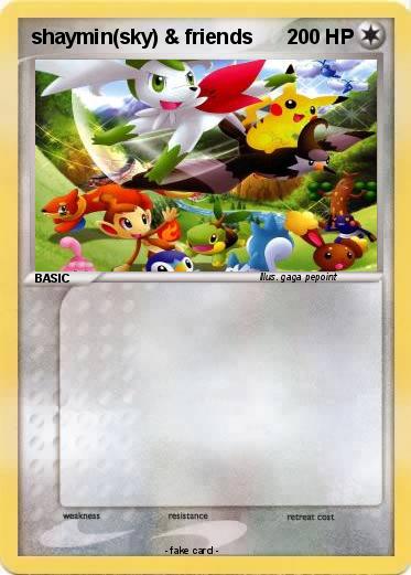 Pokemon shaymin(sky) & friends