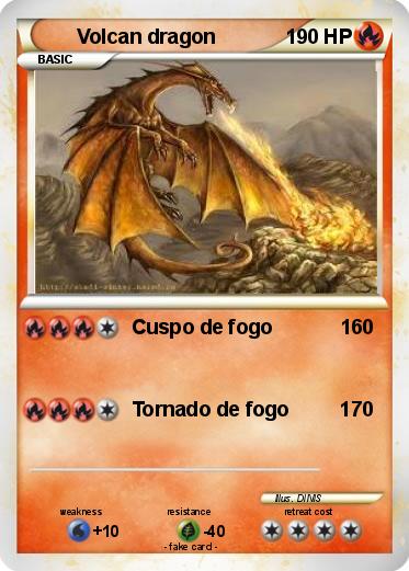 Pokemon Volcan dragon