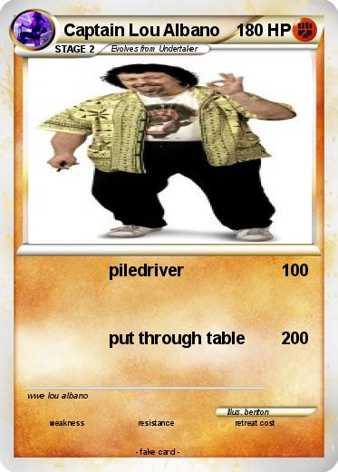 Pokemon Captain Lou Albano