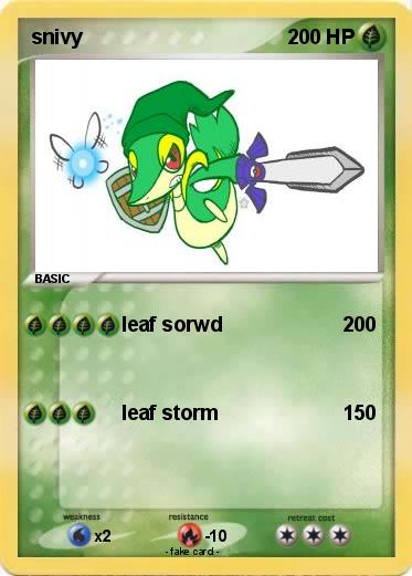 Pokemon snivy
