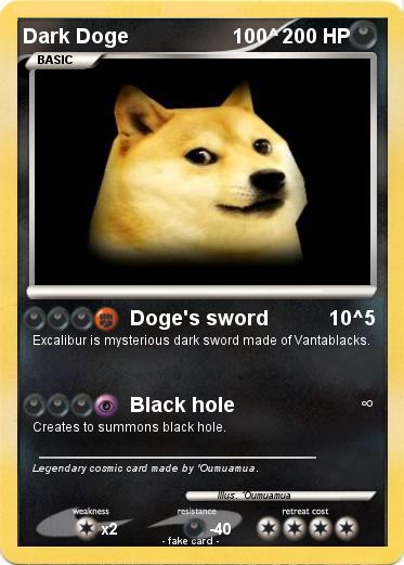 Pokemon Dark Doge                   100^