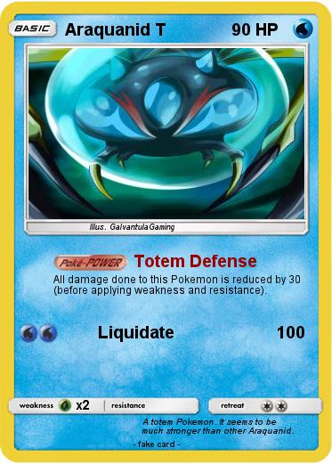 Pokemon Araquanid T