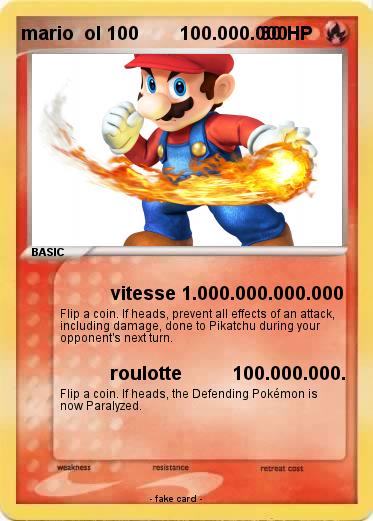 Pokemon Mario Ol 100 100 000 000