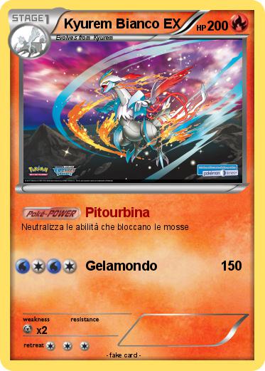 Pokemon Kyurem Bianco EX