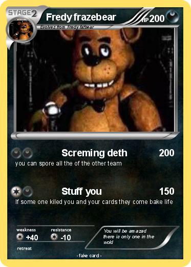Pokemon Fredy frazebear