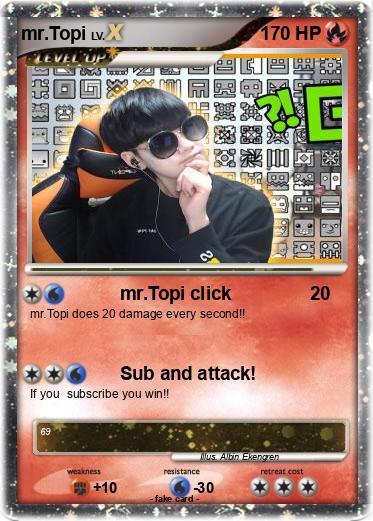 Pokemon mr.Topi