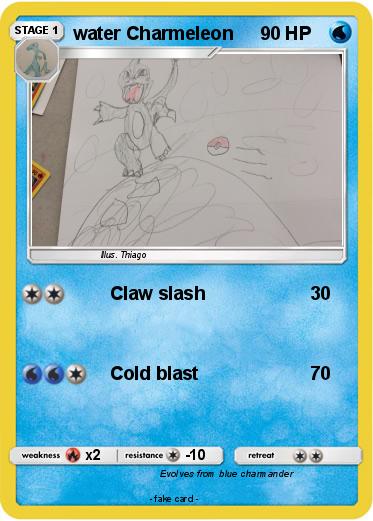 Pokemon water Charmeleon