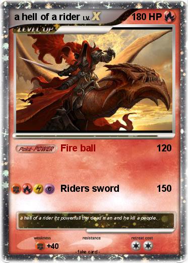Pokemon a hell of a rider