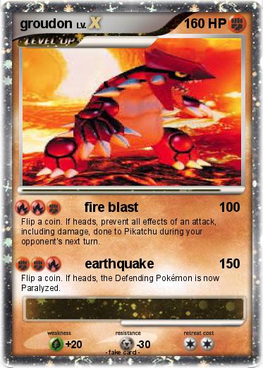 Pokemon groudon