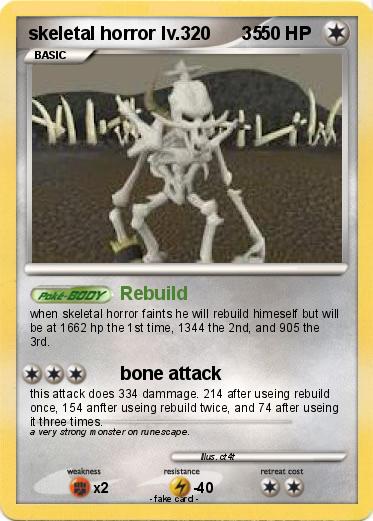 Pokemon skeletal horror lv.320      35