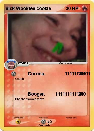 Pokemon Sick Wookiee cookie