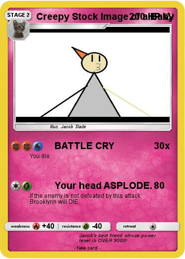 Pokemon Creepy Stock Image of a Baby