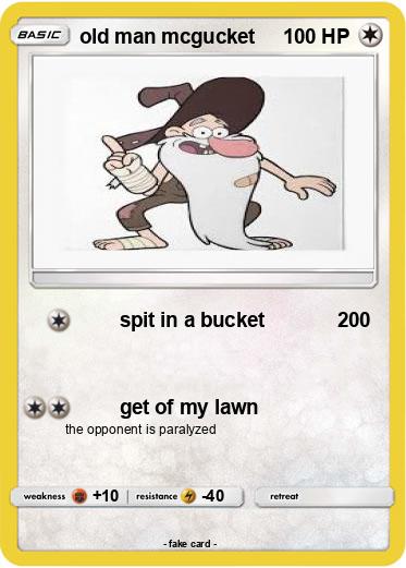 Pokemon old man mcgucket