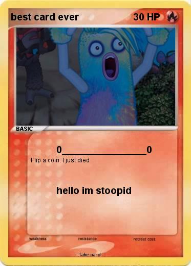 Pokemon best card ever