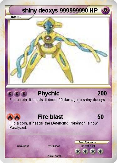 Pokemon shiny deoxys 9999999